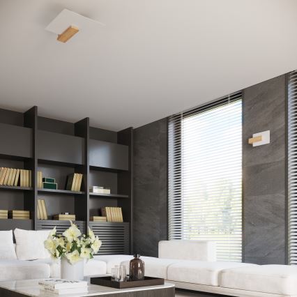 Plafonnier LAPPO 2xE27/15W/230V beige