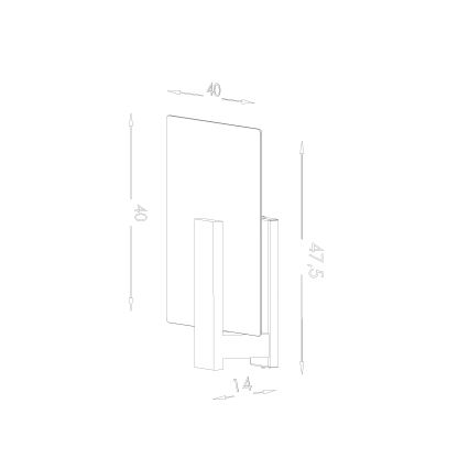Plafonnier LAPPO, 2× E27 (15 W), 230 V — finition wengé