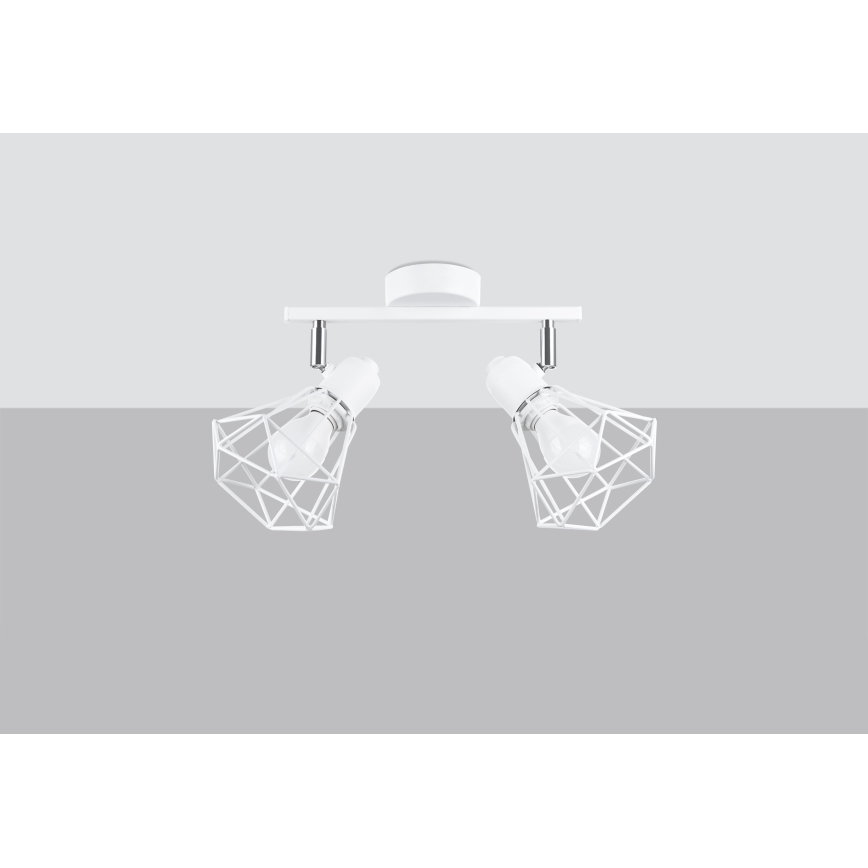 Spot ARTEMIS 2xE14/40W/230V blanc