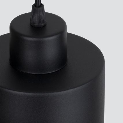 Suspension filaire SAVAR 1xE27/60W/230V noir
