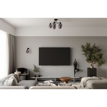 Applique murale FILLAN 1xE27/60W/230V noir