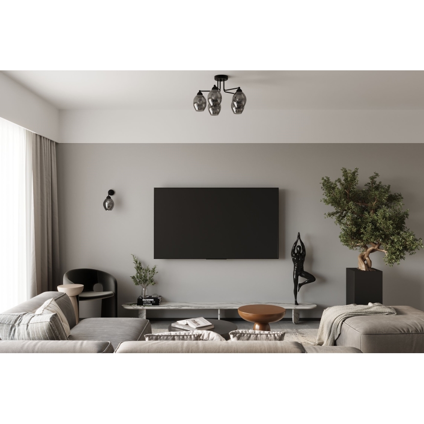Applique murale FILLAN 1xE27/60W/230V noir