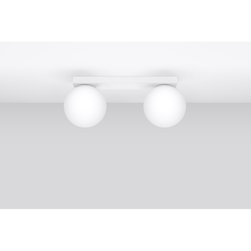 Plafonnier YOLI 2xG9/12W/230V blanc
