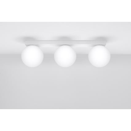 Sollux SL.1148 - Plafonnier YOLI 3xG9/12W/230V blanc