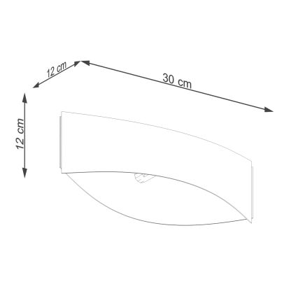 Applique murale TONI 1xG9/8W/230V blanc