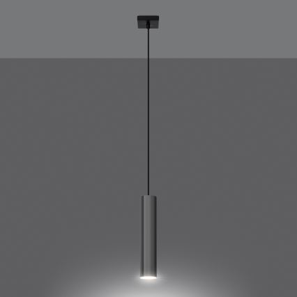 Suspension filaire LAGOS 1xGU10/10W/230V chrome brillant