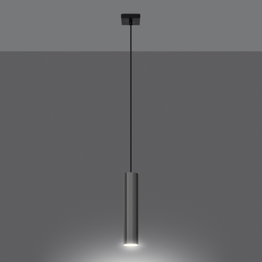 Suspension filaire LAGOS 1xGU10/10W/230V chrome brillant