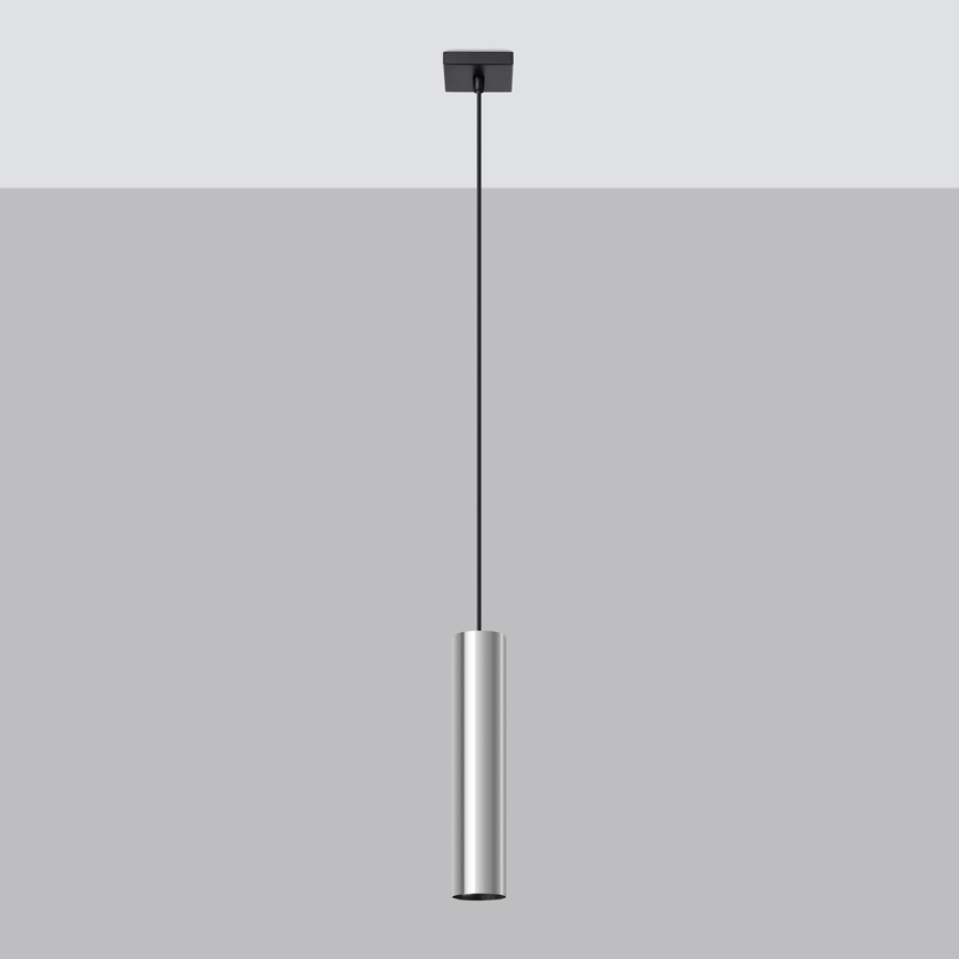 Suspension filaire LAGOS 1xGU10/10W/230V chrome brillant