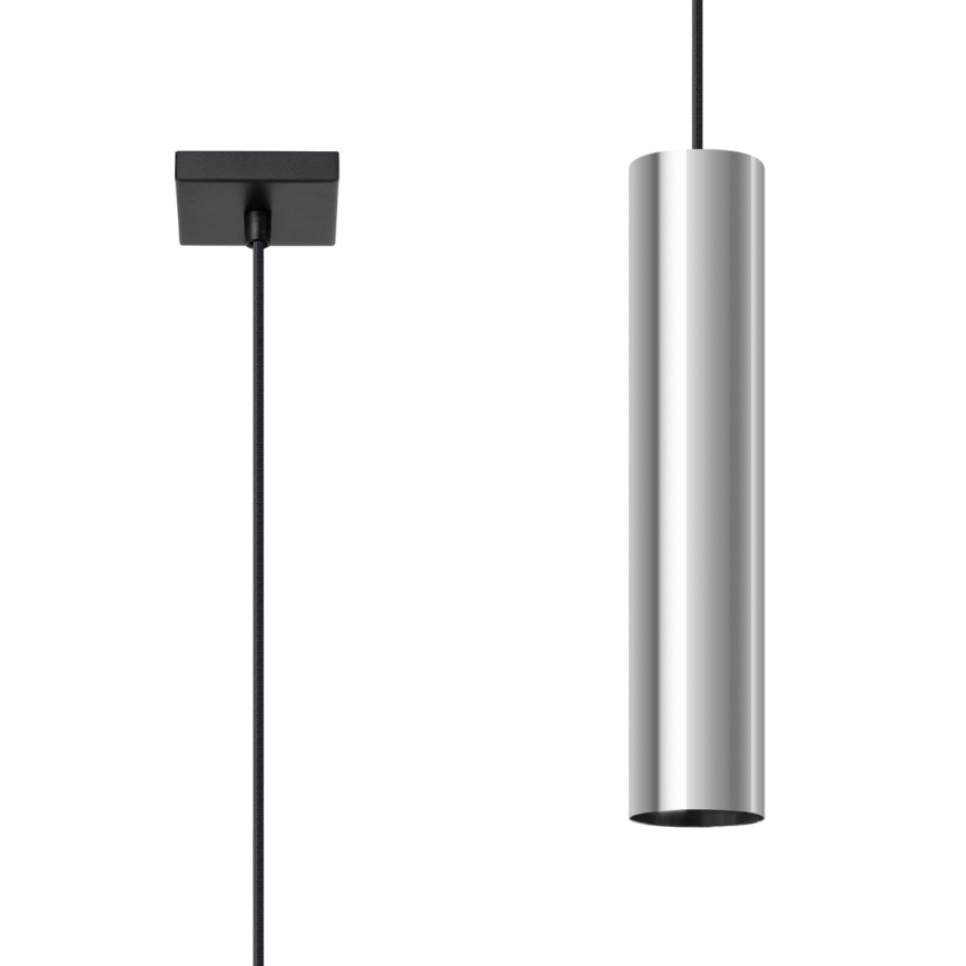 Suspension filaire LAGOS 1xGU10/10W/230V chrome brillant