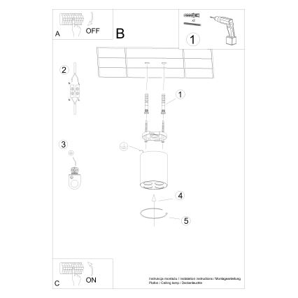 Spot LED ZOE LED/9W/230V blanc