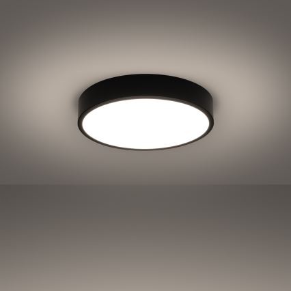 Plafonnier LED ONYX, 32 W, 230 V, Ø 40 cm, noir