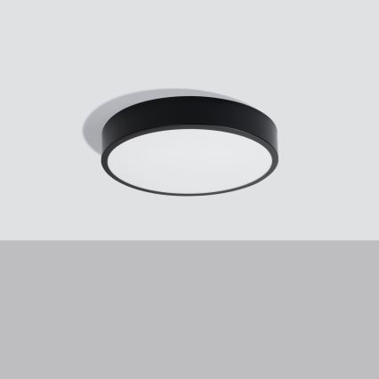 Plafonnier LED ONYX, 32 W, 230 V, Ø 40 cm, noir