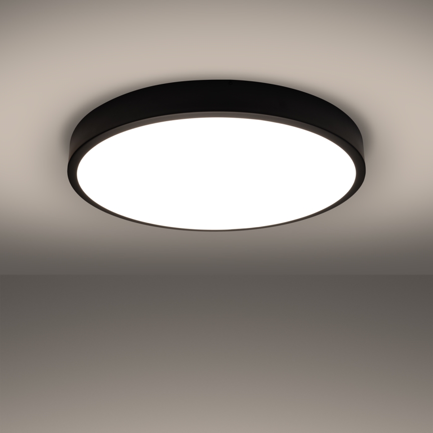 Plafonnier LED ONYX LED/48W/230V Ø 60 cm noir