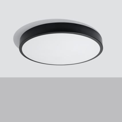 Plafonnier LED ONYX LED/48W/230V Ø 60 cm noir