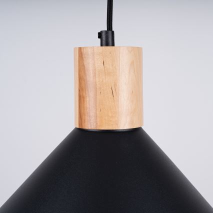 Suspension filaire JAGA 1xE27/15W/230V d. 30 cm noir