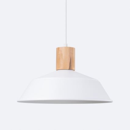 Suspension filaire FANO 1xE27/15W/230V d. 34 cm blanc