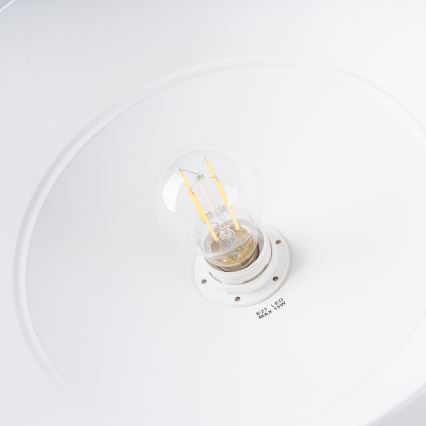 Suspension filaire FANO 1xE27/15W/230V d. 34 cm blanc