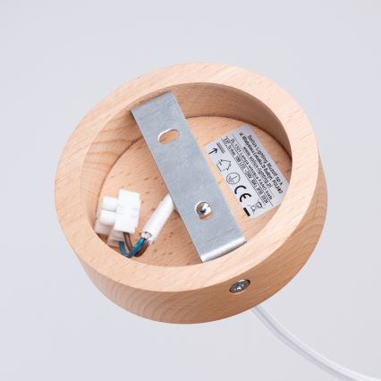 Suspension filaire FANO 1xE27/15W/230V d. 34 cm blanc