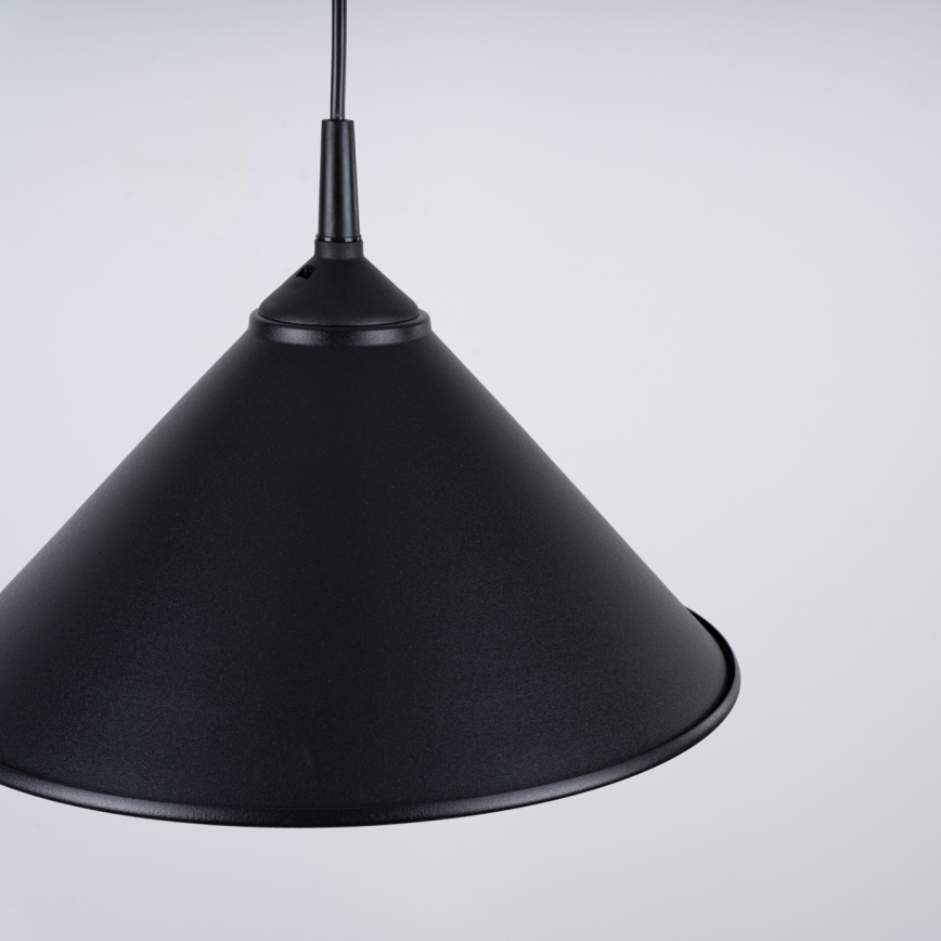 Suspension filaire ZUMA 1xE27/15W/230V d. 30 cm noir