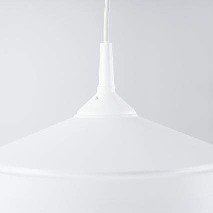 Suspension filaire FRIKA 1xE27/15W/230V d. 34 cm blanc