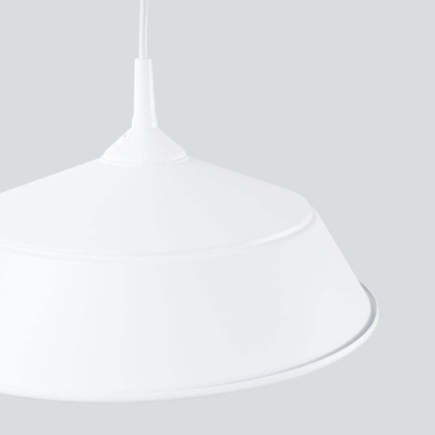 Suspension filaire FRIKA 1xE27/15W/230V d. 34 cm blanc