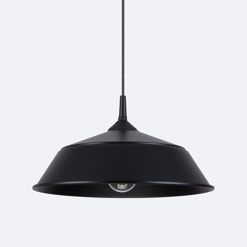 Suspension filaire FRIKA 1xE27/15W/230V d. 34 cm noir