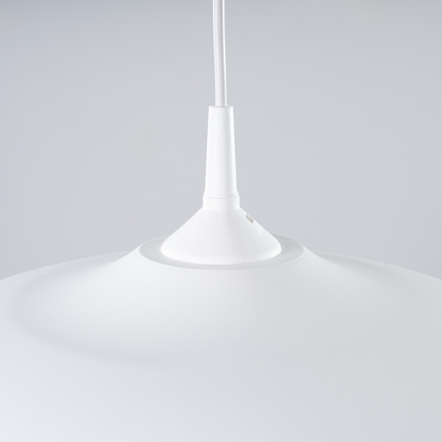 Suspension filaire GINA 1xE27/15W/230V d. 38 cm blanc