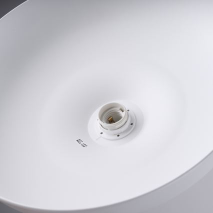 Suspension filaire GINA 1xE27/15W/230V d. 38 cm blanc