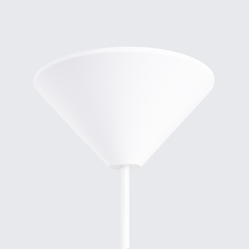 Suspension filaire GINA 1xE27/15W/230V d. 38 cm blanc