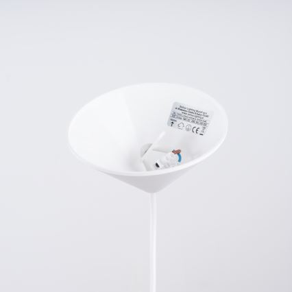 Suspension filaire GINA 1xE27/15W/230V d. 38 cm blanc