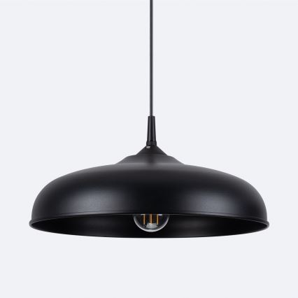 Suspension filaire GINA 1xE27/15W/230V d. 38 cm noir