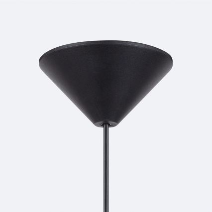 Suspension filaire GINA 1xE27/15W/230V d. 38 cm noir