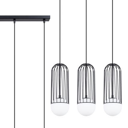 Suspension filaire BRINA 3xG9/8W/230V noir