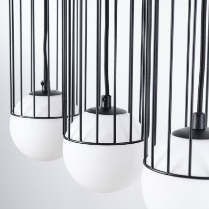 Suspension filaire BRINA 3xG9/8W/230V noir