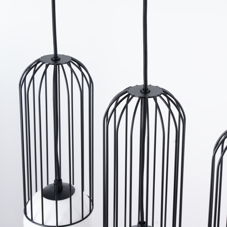 Suspension filaire BRINA 3xG9/8W/230V noir