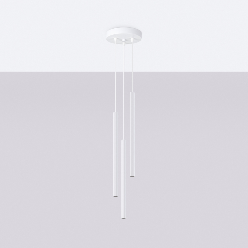 Suspension filaire ARCHE 3xG9/8W/230V blanc
