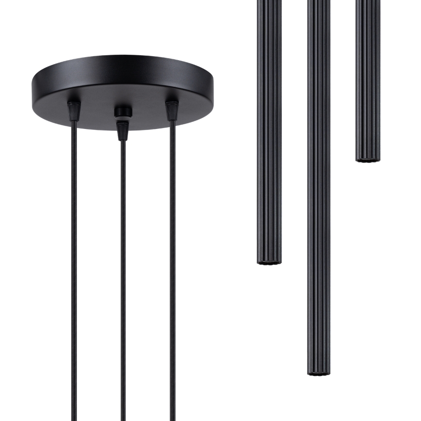 Suspension filaire ARCHE 3xG9/8W/230V noir