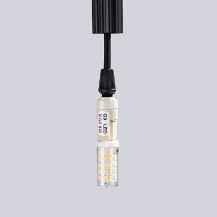 Suspension filaire ARCHE 3xG9/8W/230V noir
