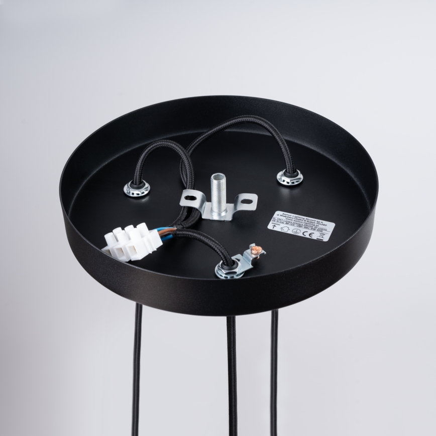 Suspension filaire ARCHE 3xG9/8W/230V noir