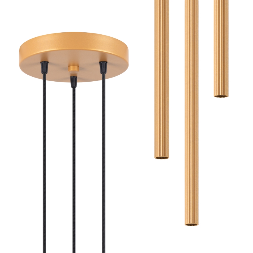Suspension filaire ARCHE 3xG9/8W/230V doré