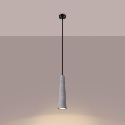 Suspension filaire ELECTRA 1xGU10/10W/230V béton/gris