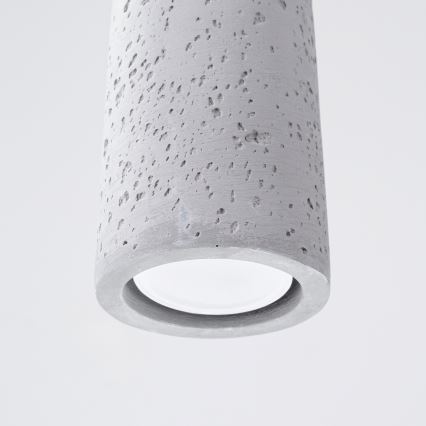 Suspension filaire ELECTRA 1xGU10/10W/230V béton/gris