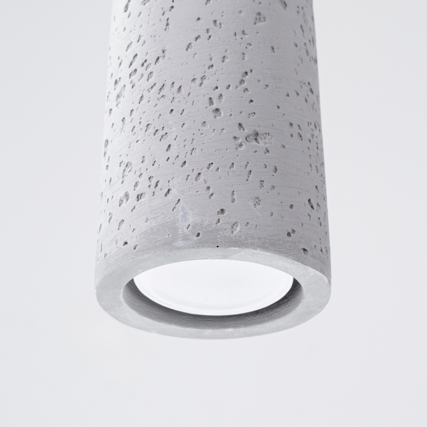 Suspension filaire ELECTRA 1xGU10/10W/230V béton/gris