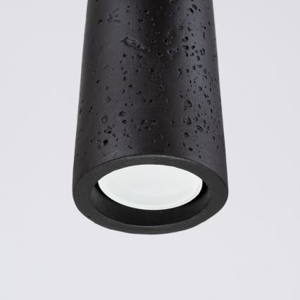 Suspension filaire ELECTRA 1xGU10/10W/230V béton/noir