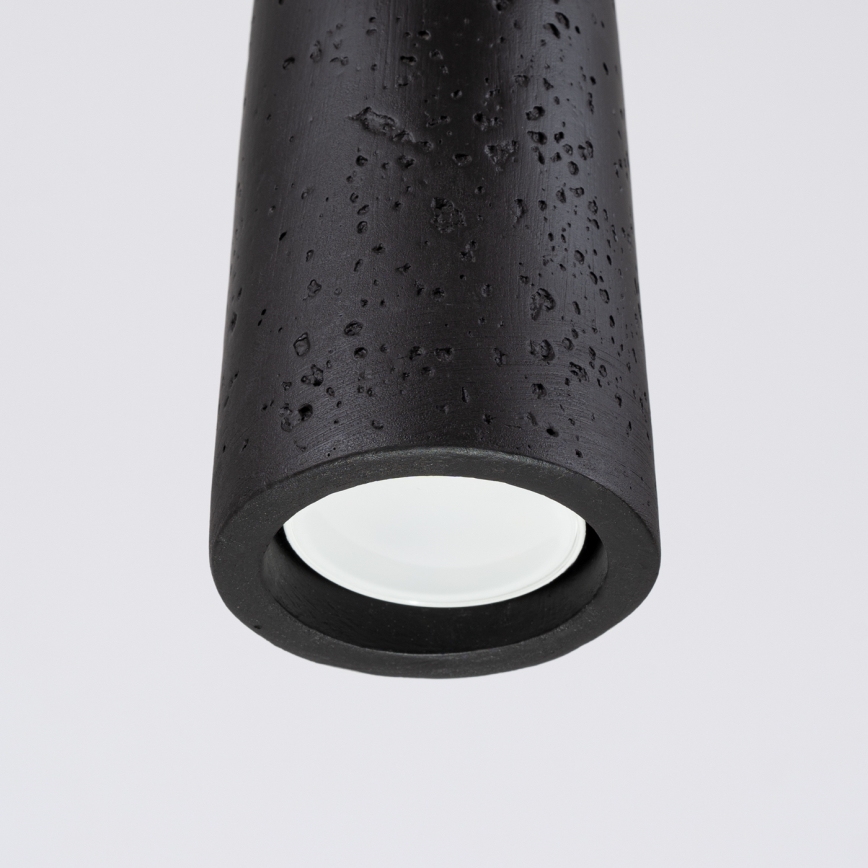 Suspension filaire ELECTRA 1xGU10/10W/230V béton/noir