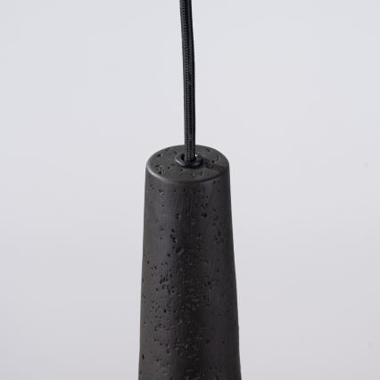 Suspension filaire ELECTRA 1xGU10/10W/230V béton/noir