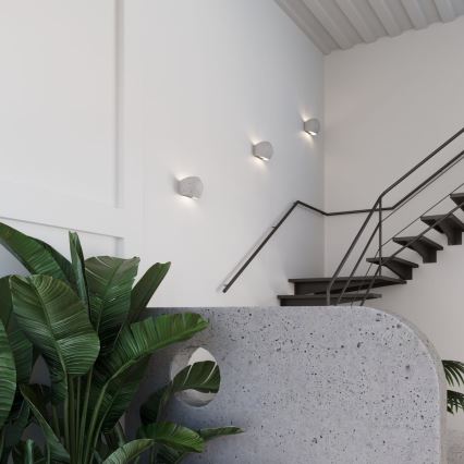 Applique murale GLOBE 2xG9/8W/230V béton/gris