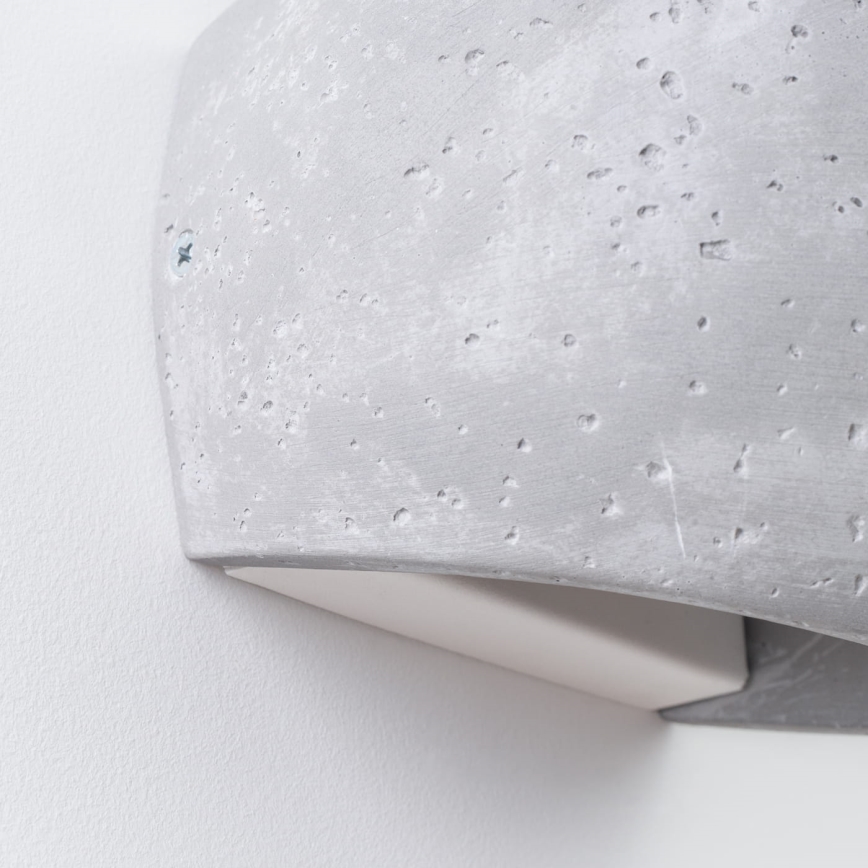 Applique murale GLOBE 2xG9/8W/230V béton/gris