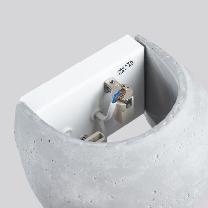 Applique murale GLOBE 2xG9/8W/230V béton/gris
