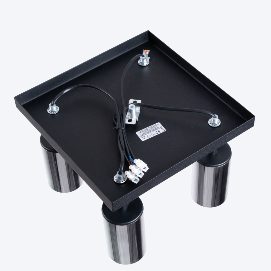 Spot WINX 4xGU10/10W/230V noir/chrome brillant